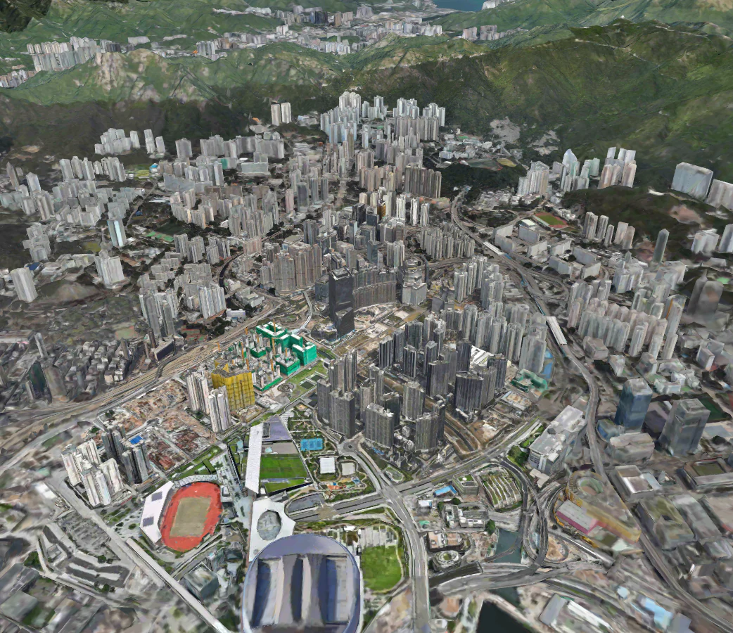 Kai Tak and East Kowloon Open3Dhk 3D map source