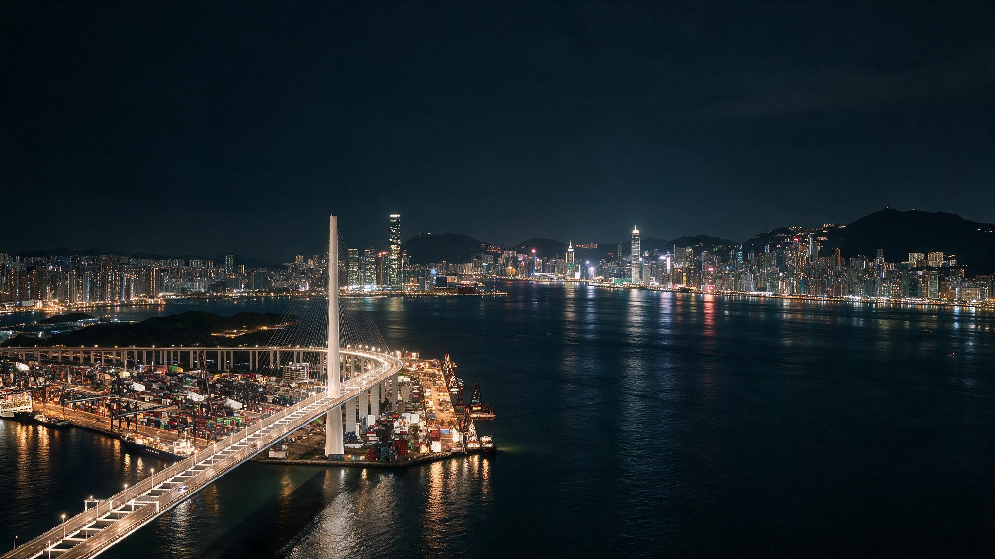 維多利亞港夜景